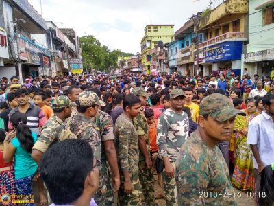 1436Pulling of Chariot of Banthia Jagannath temple-16th July 2018