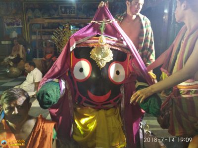 1436Pulling of Chariot of Banthia Jagannath temple-16th July 2018